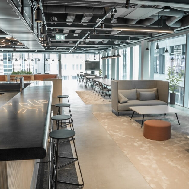 A breakout area in Farringdon Street, London - HubHub UK