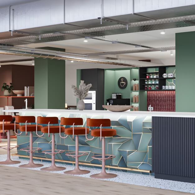 Breakout area at St Cross Street, Work.Life in Farringdon