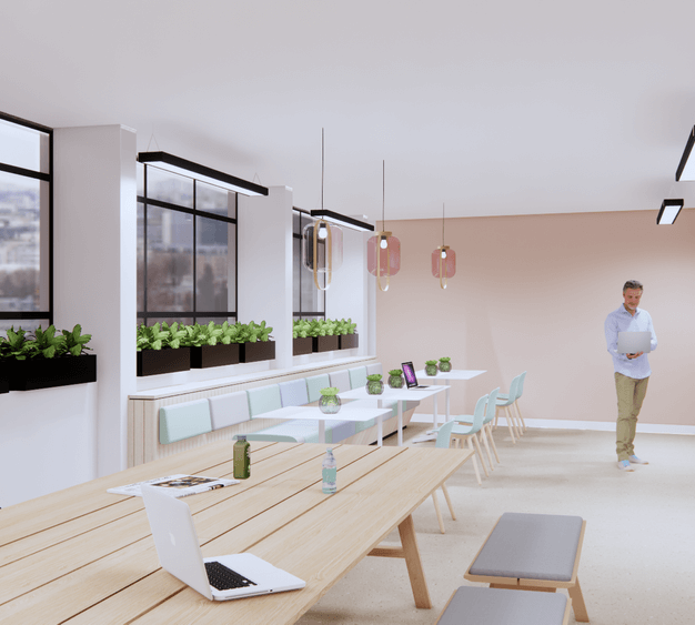 Breakout area for clients - Goswell Road, Kitt Technology Limited in Farringdon