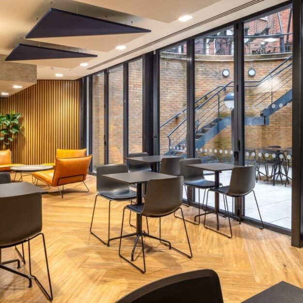 Breakout space in Giltspur Street, Landmark Space (Farringdon)