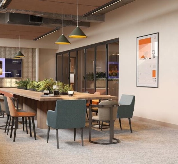 Breakout space, which is dedicated, in St Andrew Street, RX (Farringdon)