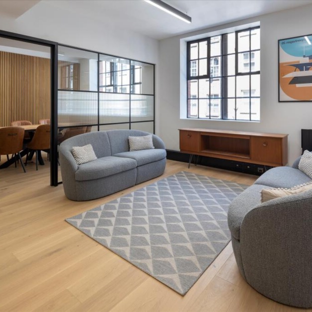 Breakout space, which is dedicated, in St Cross Street, Knight Frank (Farringdon)