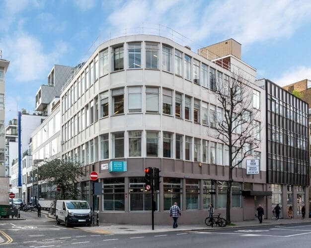 Building external for Clerkenwell Road, Kitt Technology Limited, Farringdon