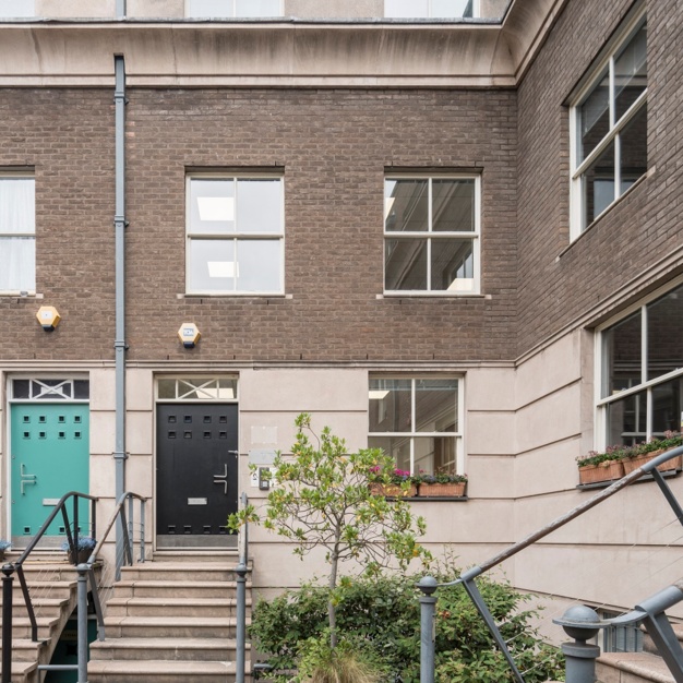 Building outside at Coldbath Square, Base Offices, Farringdon