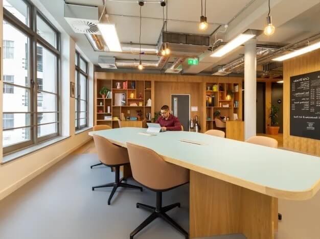 Café area at Farringdon Road, Regus, Farringdon