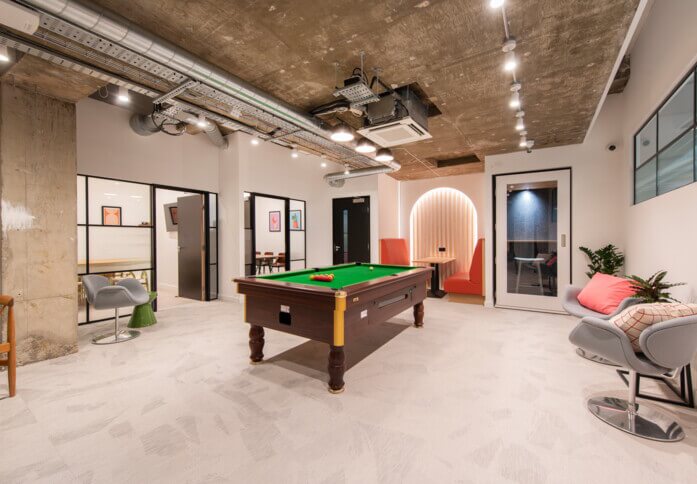 Client Breakout space - St John's Lane, Canvas Offices in Farringdon