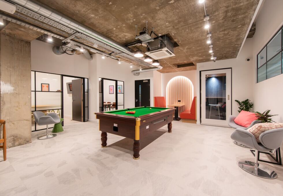 Client Breakout space - St John's Lane, Canvas Offices in Farringdon