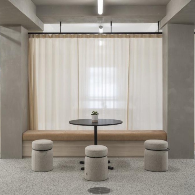 Dedicated breakout area at Hatton Garden, Colliers in Farringdon