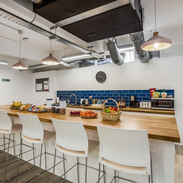 Dedicated kitchenette at Hatton Wall, Base Offices in Farringdon