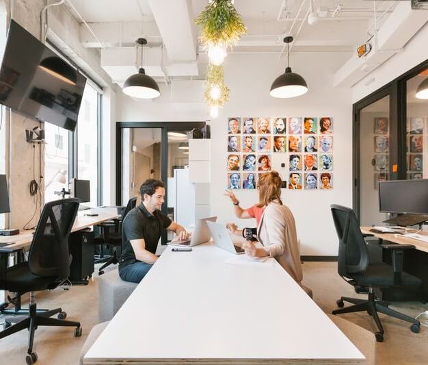Dedicated workspace, Hatton Garden, WeWork in Farringdon