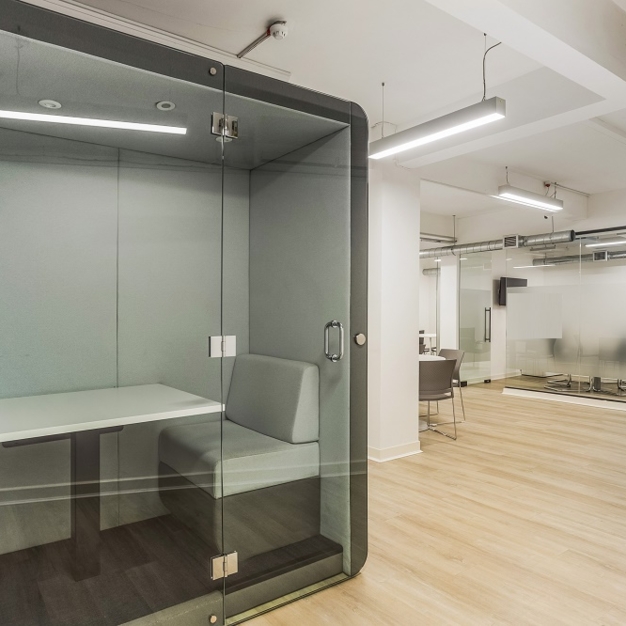 Phone booth in Hatton Wall, Base Offices, Farringdon