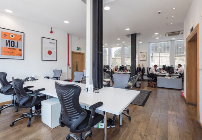 Private workspace - Farringdon Road, London, Rick Rowley