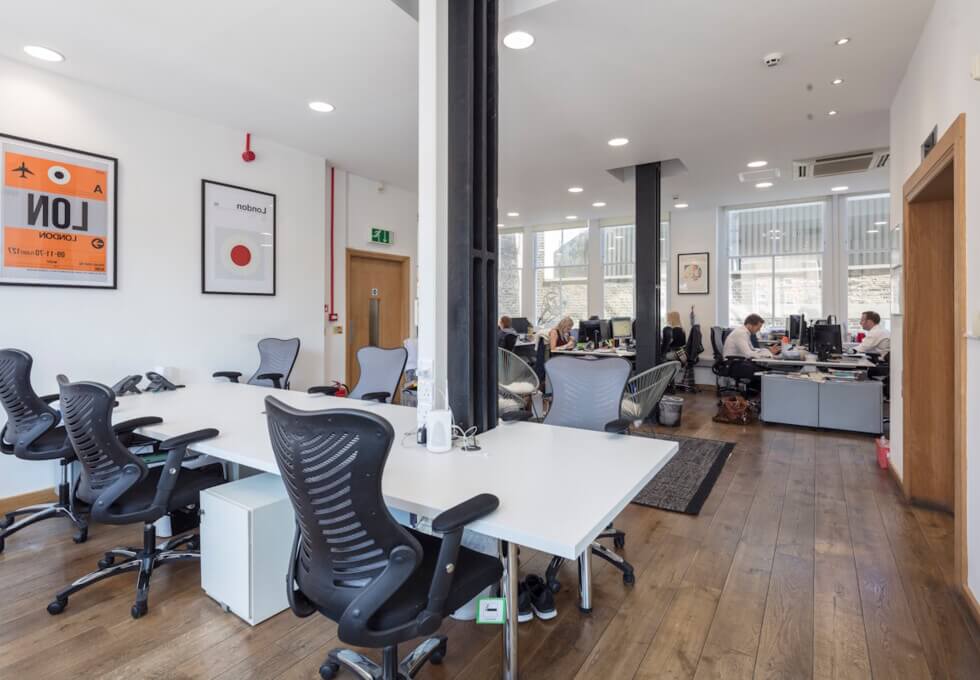 Private workspace - Farringdon Road, London, Rick Rowley