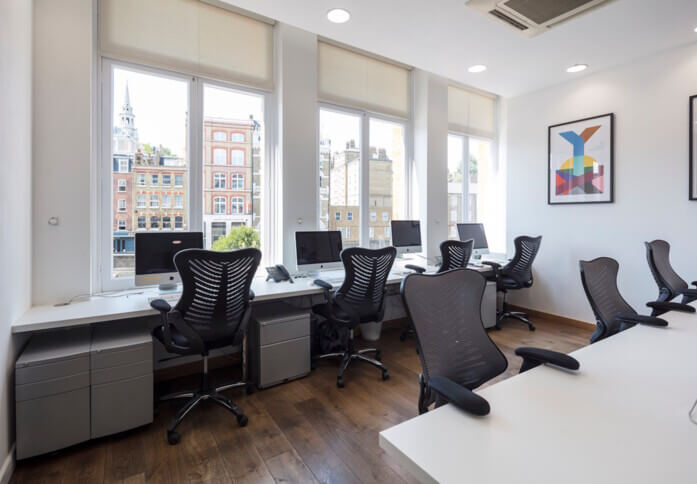 Private workspace, Farringdon Road, Rick Rowley in Farringdon