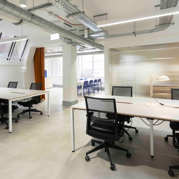 Private workspace in Aylesbury Street, Hermit Offices Limited (Frameworks), Farringdon