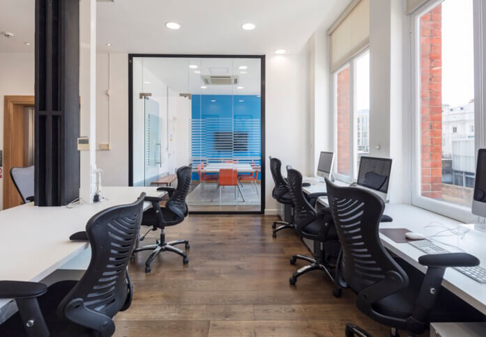 Private workspace in Farringdon Road, Rick Rowley (London)