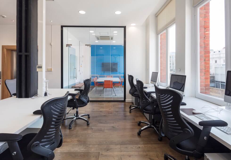 Private workspace in Farringdon Road, Rick Rowley (London)