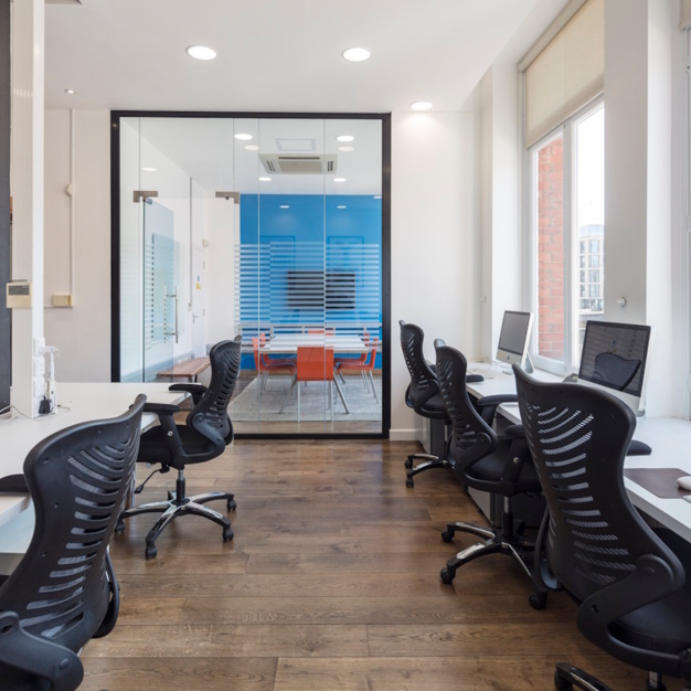 Private workspace in Farringdon Road, Rick Rowley (London)