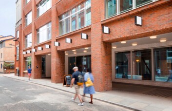 The building at Baldwin Gardens, Workspace Group Plc, Farringdon