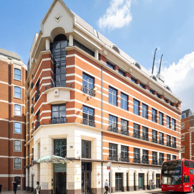 The building at Giltspur Street, Landmark Space in Farringdon