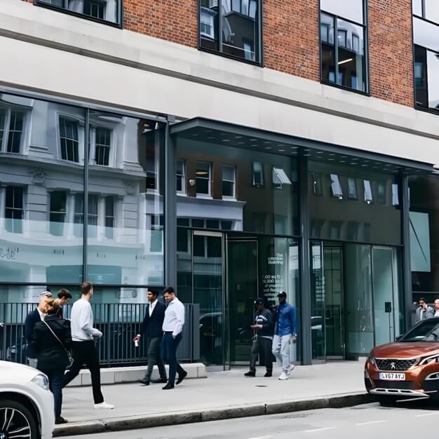 The building at Hatton Garden, Knotel in Farringdon
