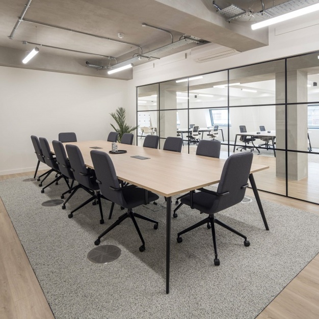 The dedicated meeting room at Hatton Garden, Colliers in Farringdon