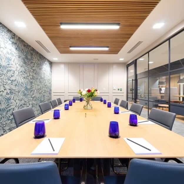 The meeting room at Giltspur Street, Landmark Space in Farringdon