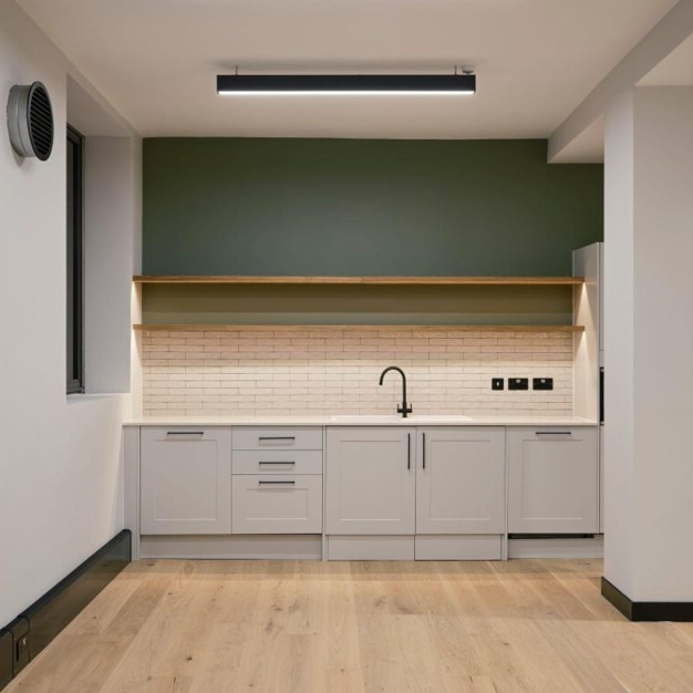 Use the dedicated kitchen at St Cross Street, Knight Frank in Farringdon