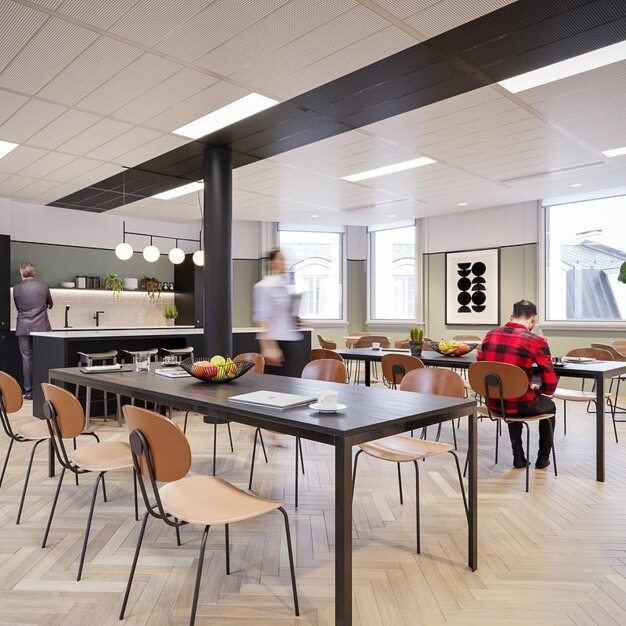 A breakout area in Leadenhall Street, Knotel, Fenchurch Street