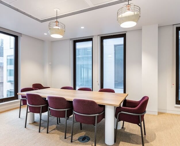 Boardroom at Lloyd's Avenue, WeWork in Fenchurch Street