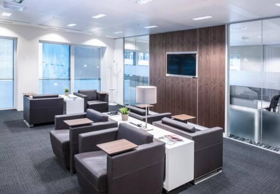 Breakout area at London Street, Regus in Fenchurch Street