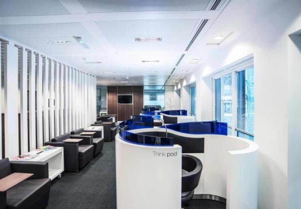 Breakout space for clients - London Street, Regus in Fenchurch Street