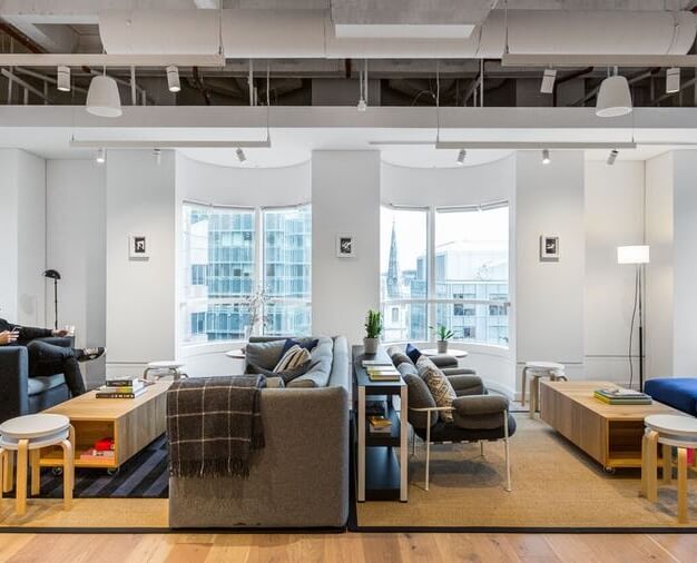 Client Breakout space - Minster Court, WeWork in Fenchurch Street