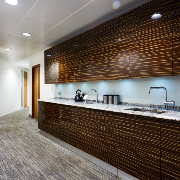 Kitchen at Lime Street, Beaumont Business Centres in Fenchurch Street
