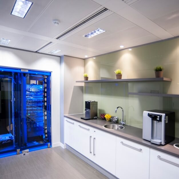 Kitchenette at London Street, Regus in Fenchurch Street