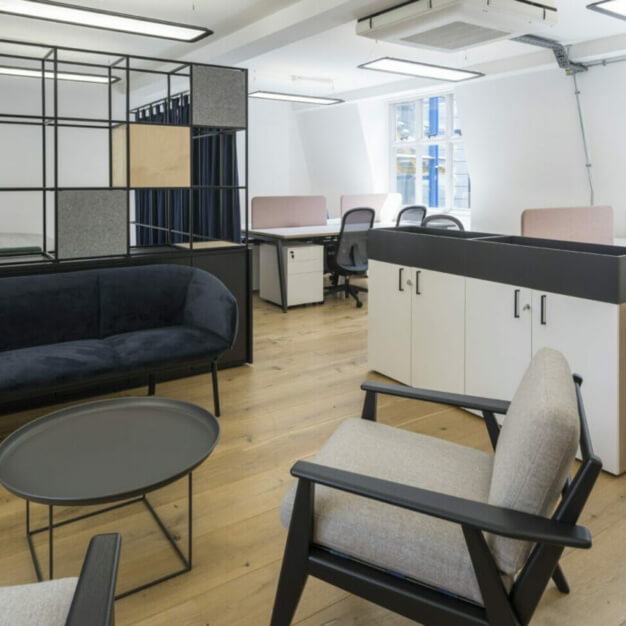 The dedicated breakout area - Lloyds Avenue, Rubix (Fenchurch Street)