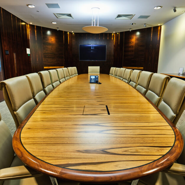 The meeting room at Lime Street, Beaumont Business Centres in Fenchurch Street