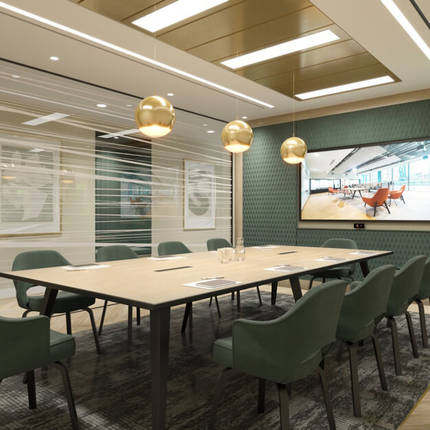 The meeting room at Mark Lane, Orega in Fenchurch Street