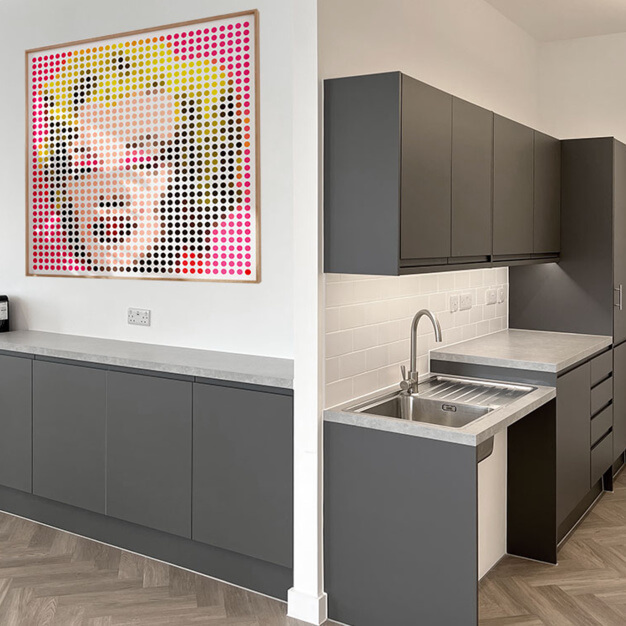 Kitchen at Ballards Lane, Cubix Ltd in Finchley