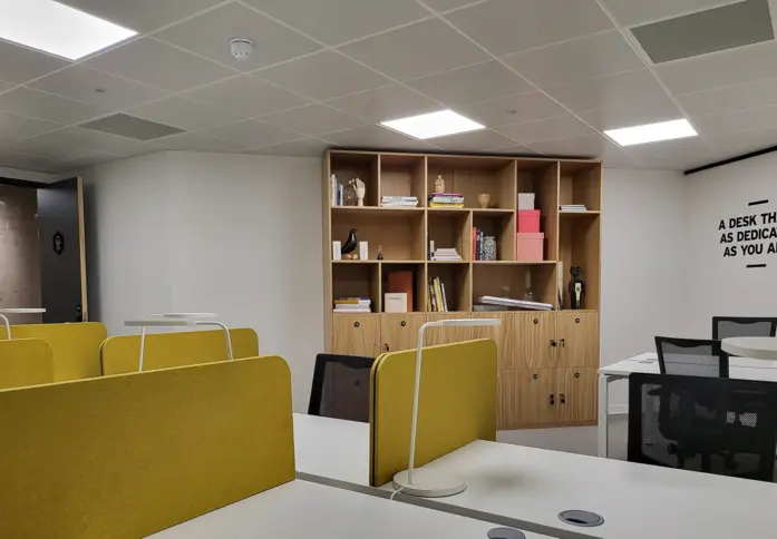 The communal space at City North Place, Regus in Finsbury Park