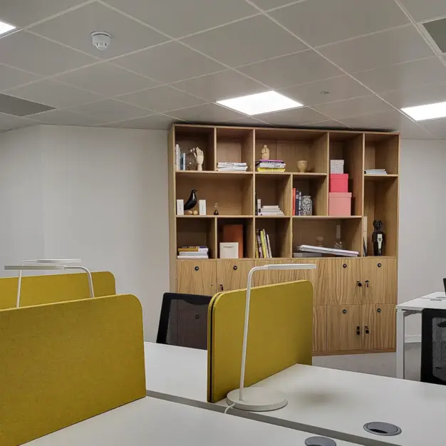 The communal space at City North Place, Regus in Finsbury Park