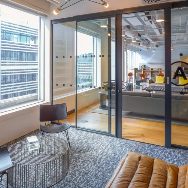 The meeting room at Finsbury Pavement, Industrious UK Holdings Ltd in Finsbury