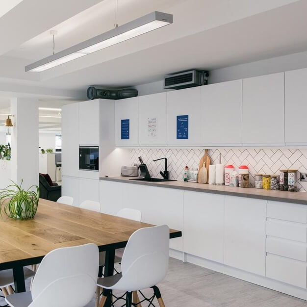 A breakout space in Charlotte Street, Knotel, Fitzrovia