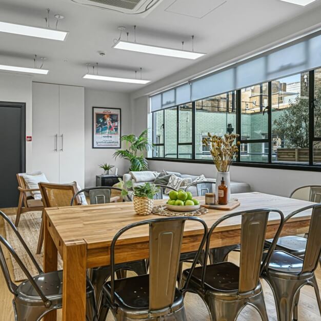 A dedicated breakout area in Berners Street, Kontor, Fitzrovia