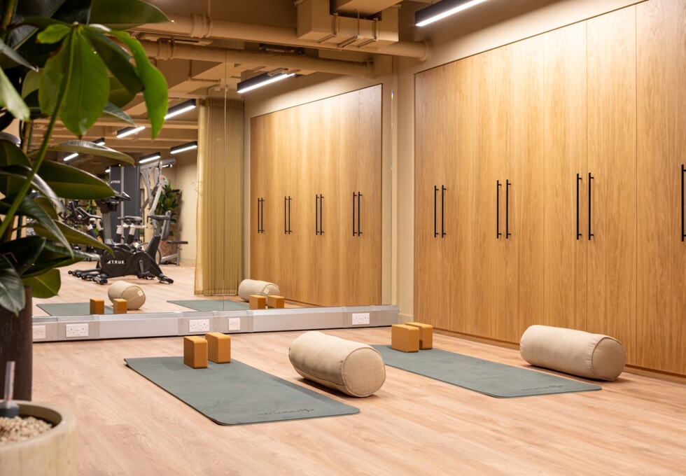 A fitness studio within Great Portland Street, Landmark Space (Fitzrovia)