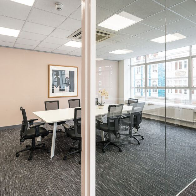 Boardroom at Mortimer Street, Langham Estate in Fitzrovia
