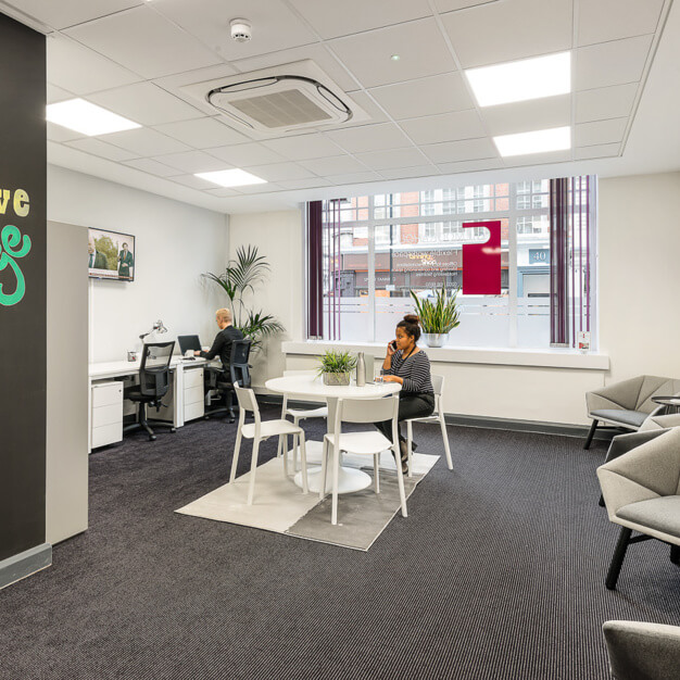 Breakout area at Mortimer Street, Langham Estate - Gilmoora House in Fitzrovia