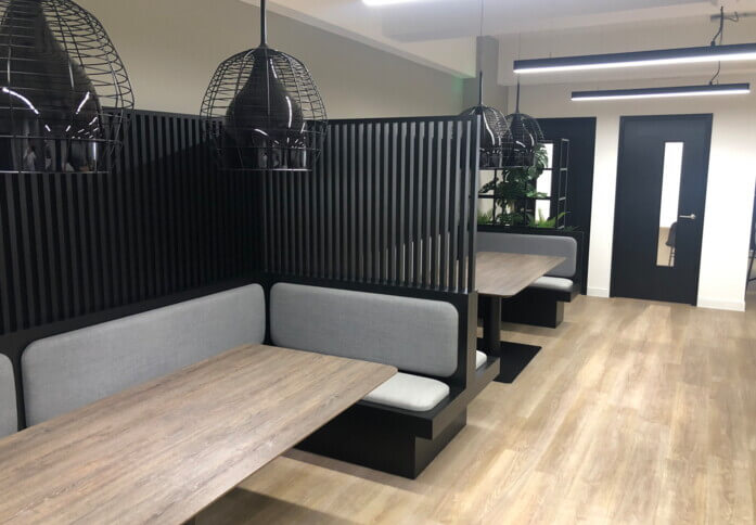 Breakout area at Newman Street, Newman Offices Ltd in Fitzrovia