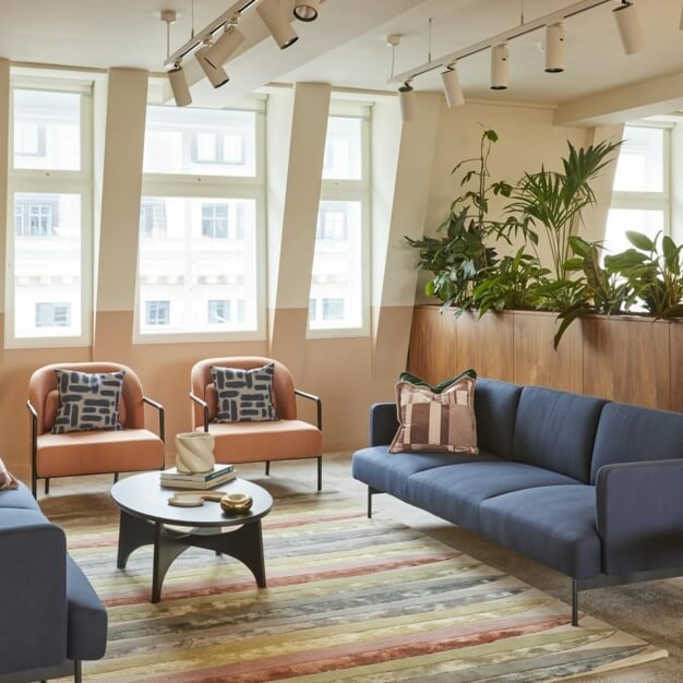 Breakout space, which is dedicated, in Little Portland Street, RX (Fitzrovia)