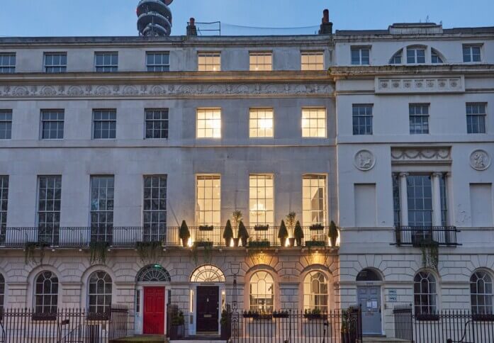 Building external - Fitzroy Square, Workpad Group Ltd, Fitzrovia